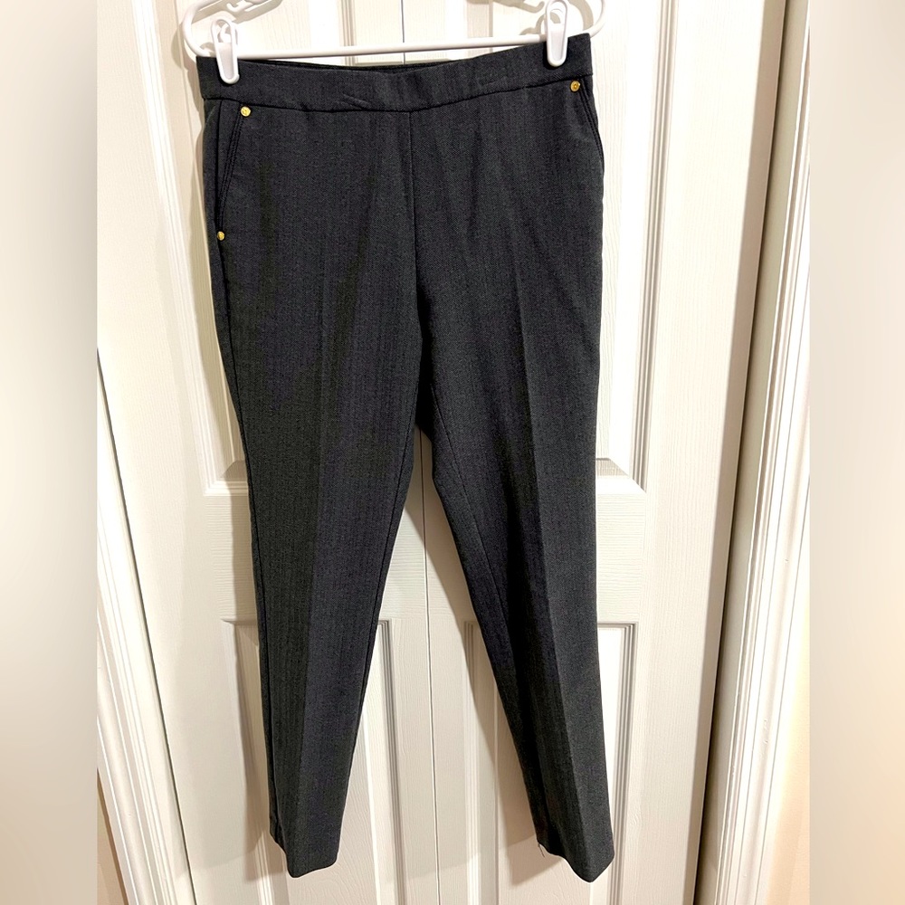 Anne Klein Pull On Waist Slim Ankle Pants Size 6